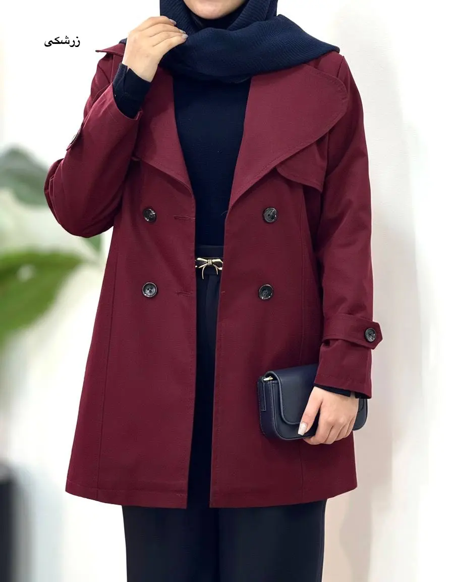 ترنچ کت آستردار پری رخ 2