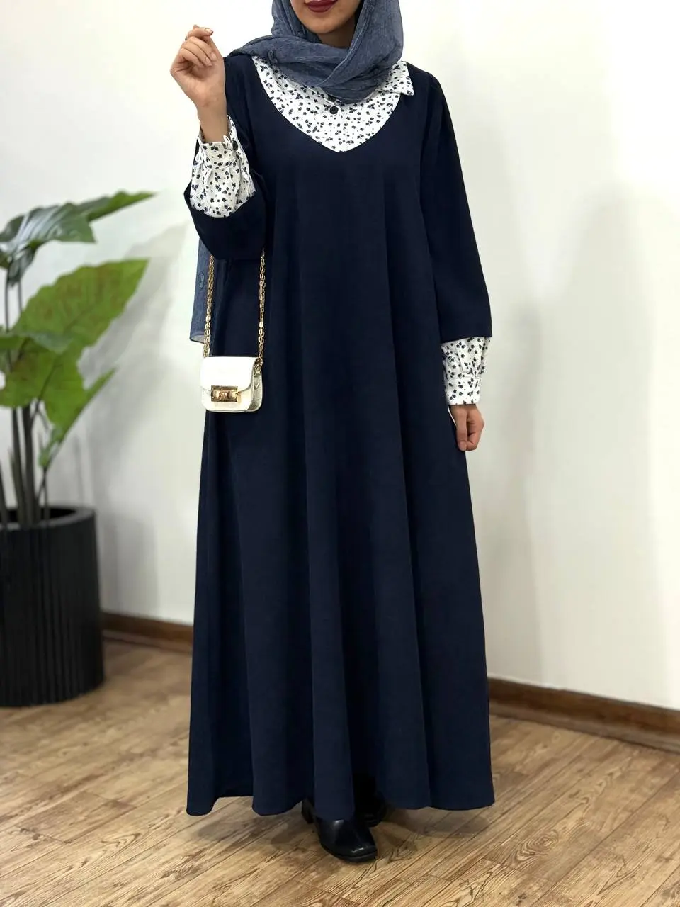 پیراهن مانتویی پاییزه نورین 5