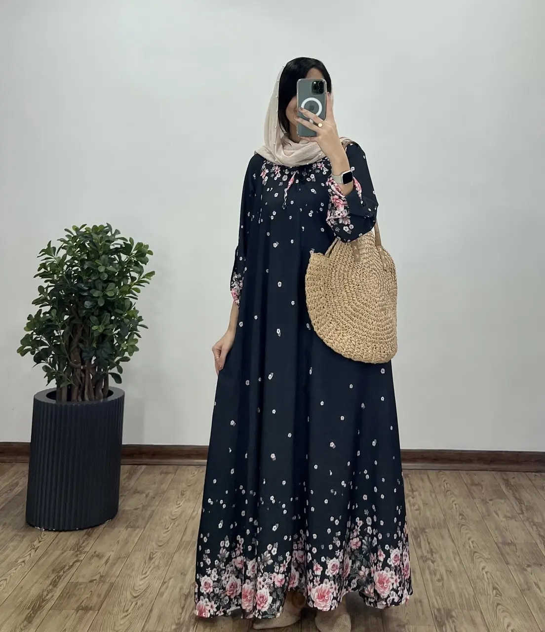 پیراهن بلند سوپر کلوش یسنا 1