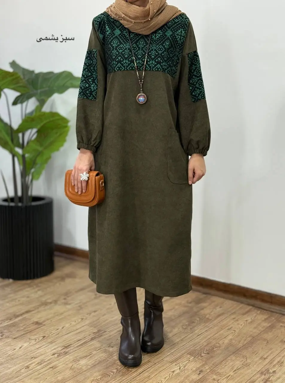 پیراهن مانتویی پاییزه آوان 4