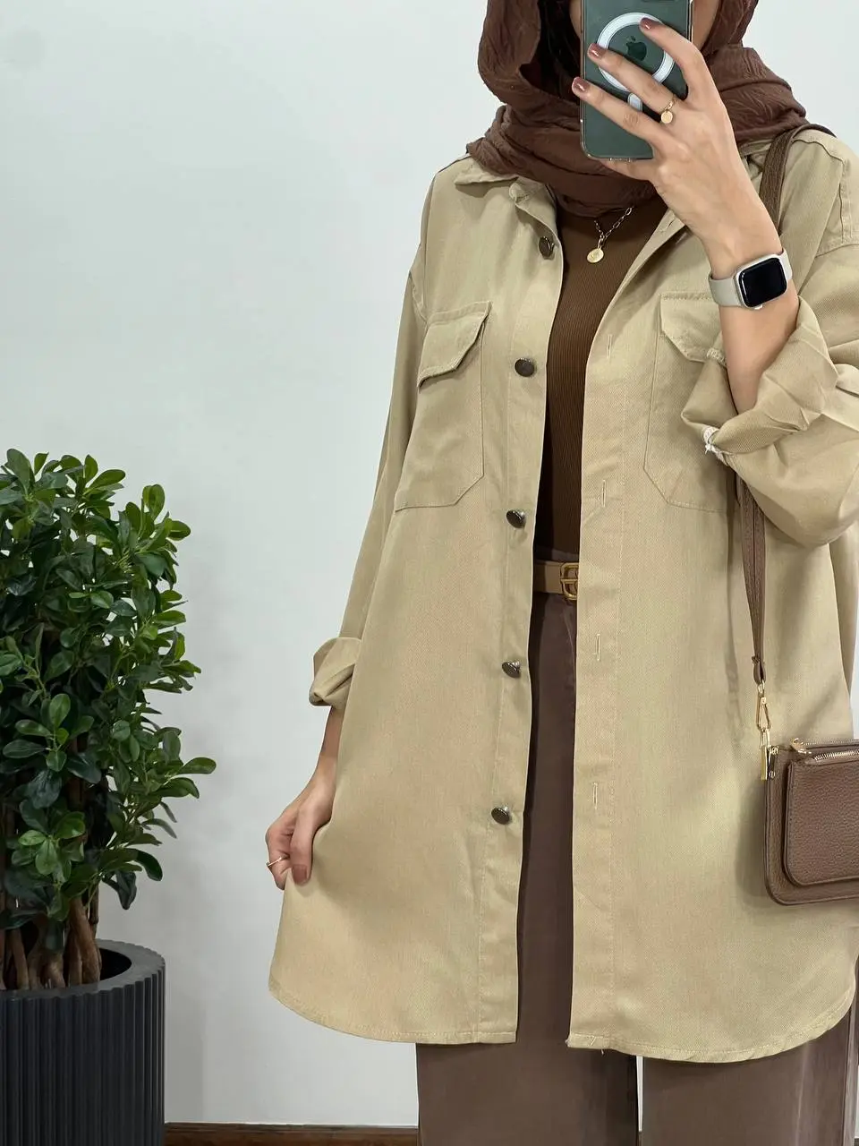 مانتو کتان کاغذی ابریشم