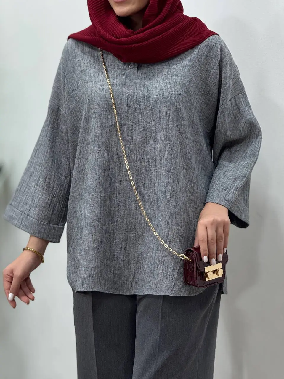 تونیک مانتویی لینن  ترانه