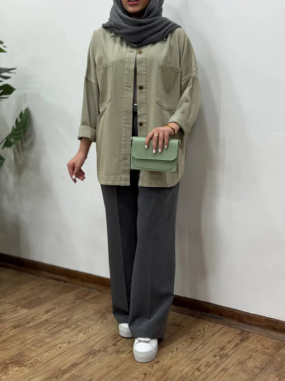 مانتو کتان کاغذی توسکا کد 3547