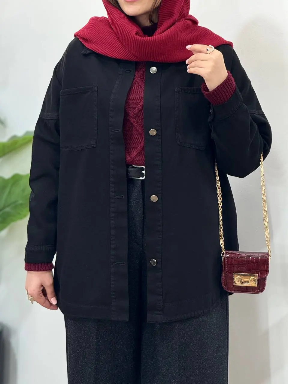 کت کتان پاییزه توسکا