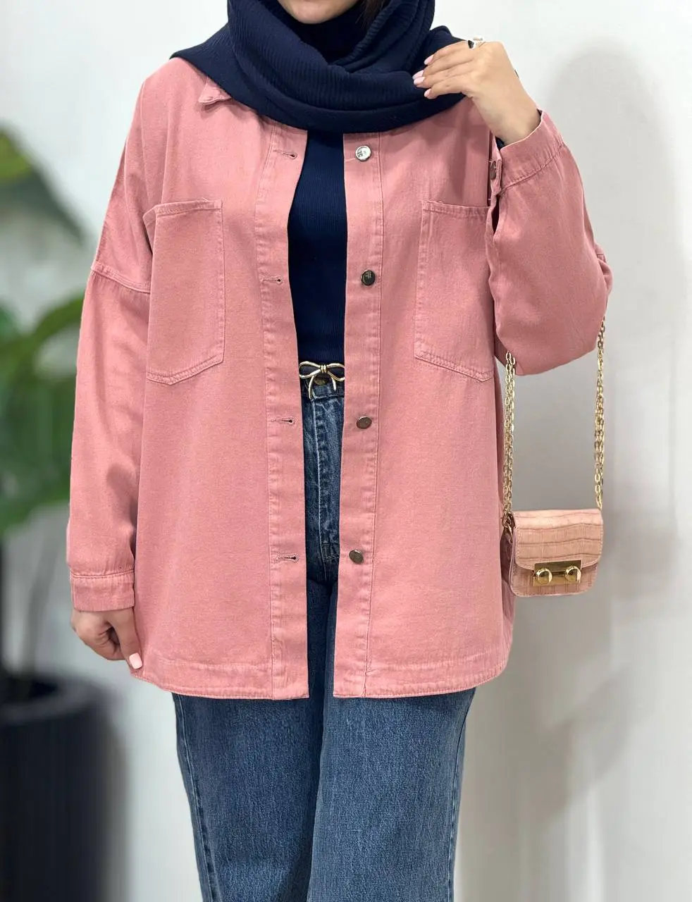 کت کتان پاییزه توسکا