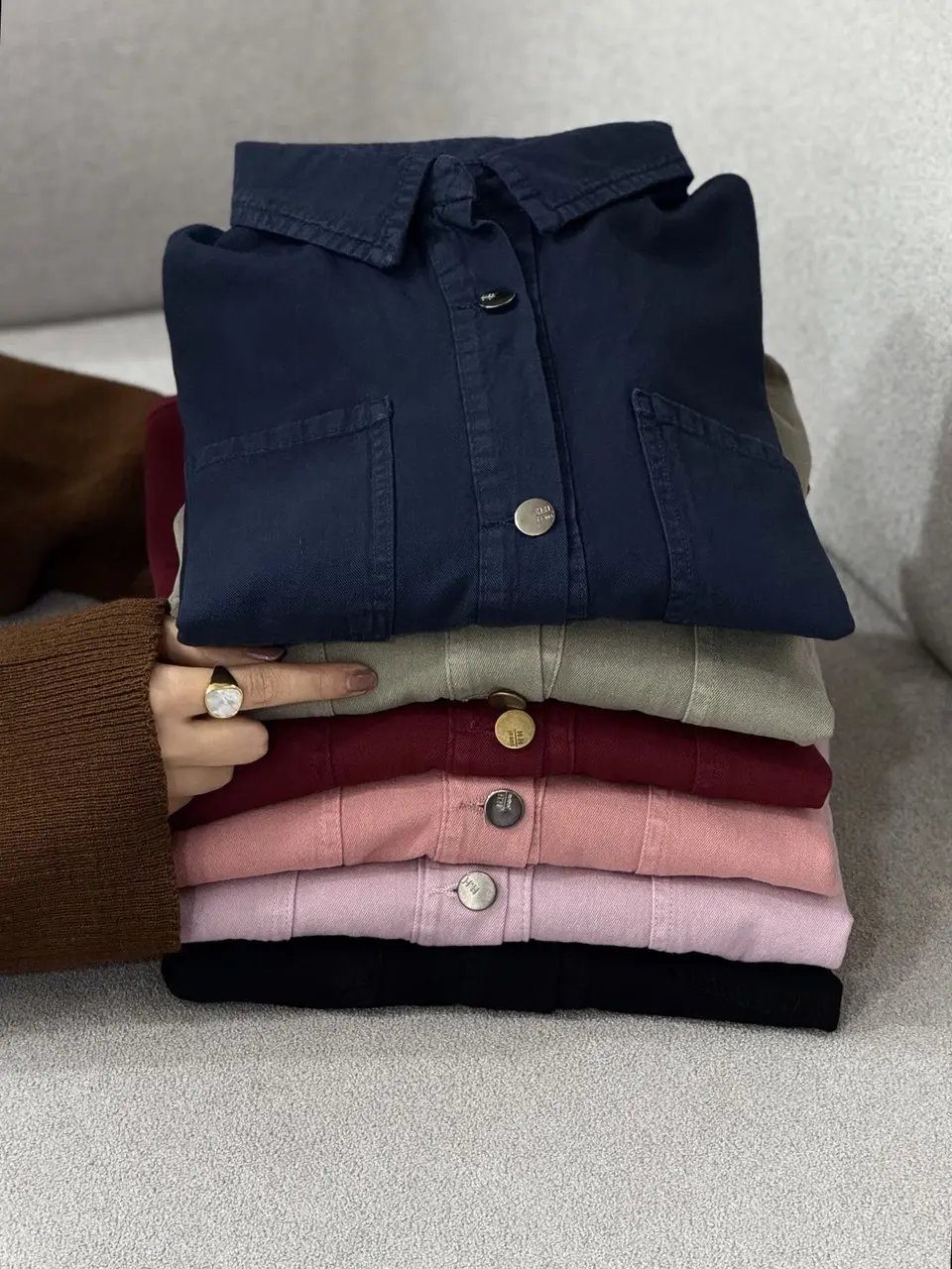 کت کتان پاییزه توسکا