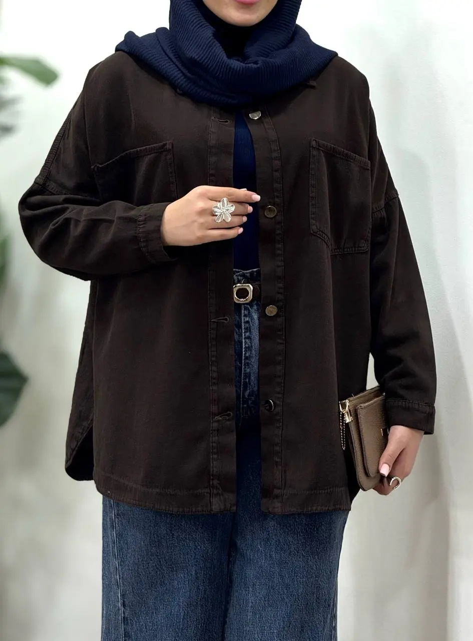 کت کتان پاییزه توسکا 1