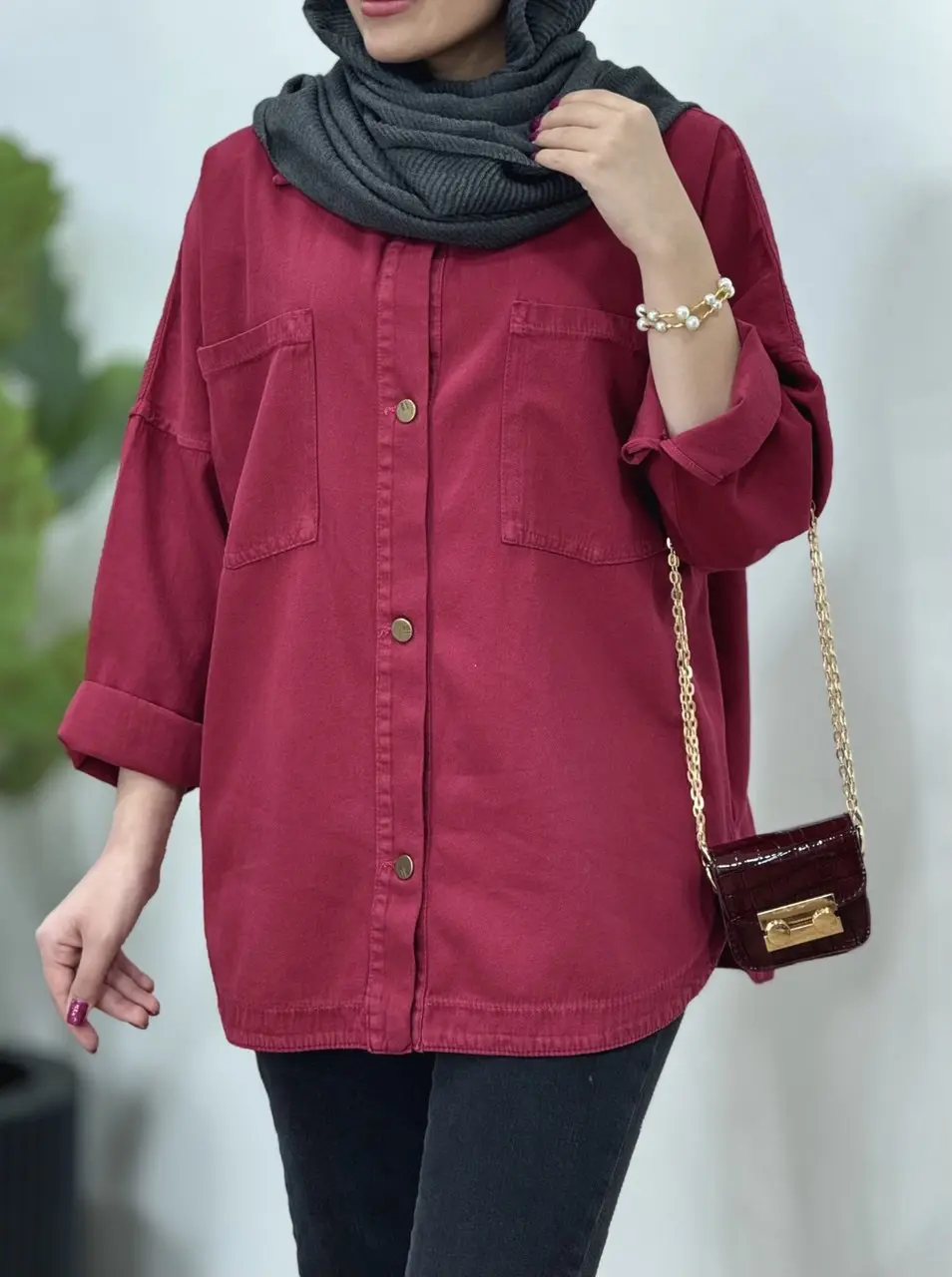 کت کتان پاییزه توسکا 1