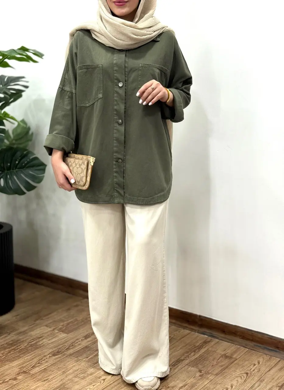 کت کتان پاییزه توسکا 1