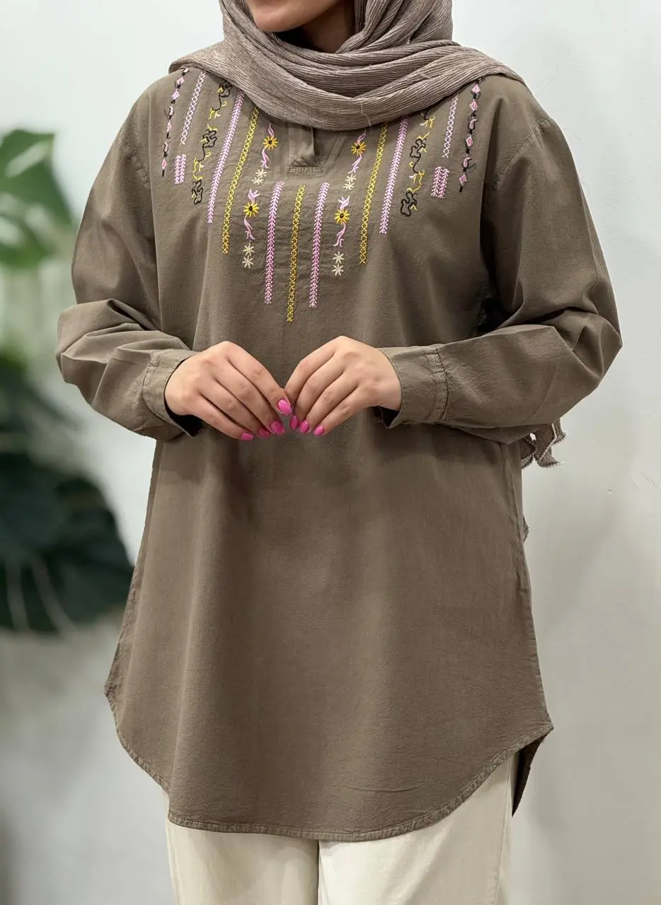 مانتو جلو گلدوزی رعنا 2