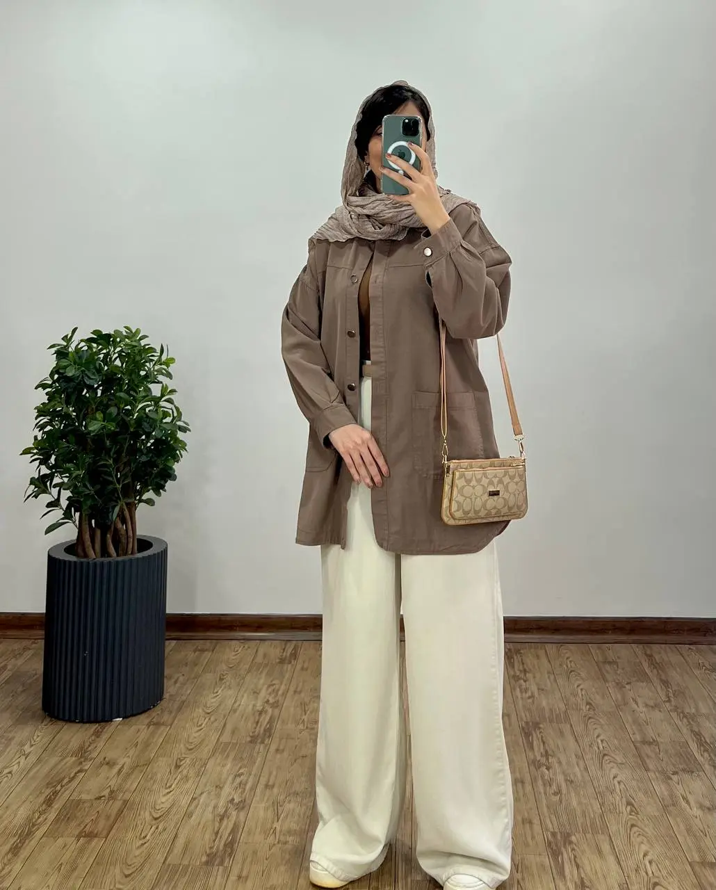 مانتو کتان کاغذی سلین 2
