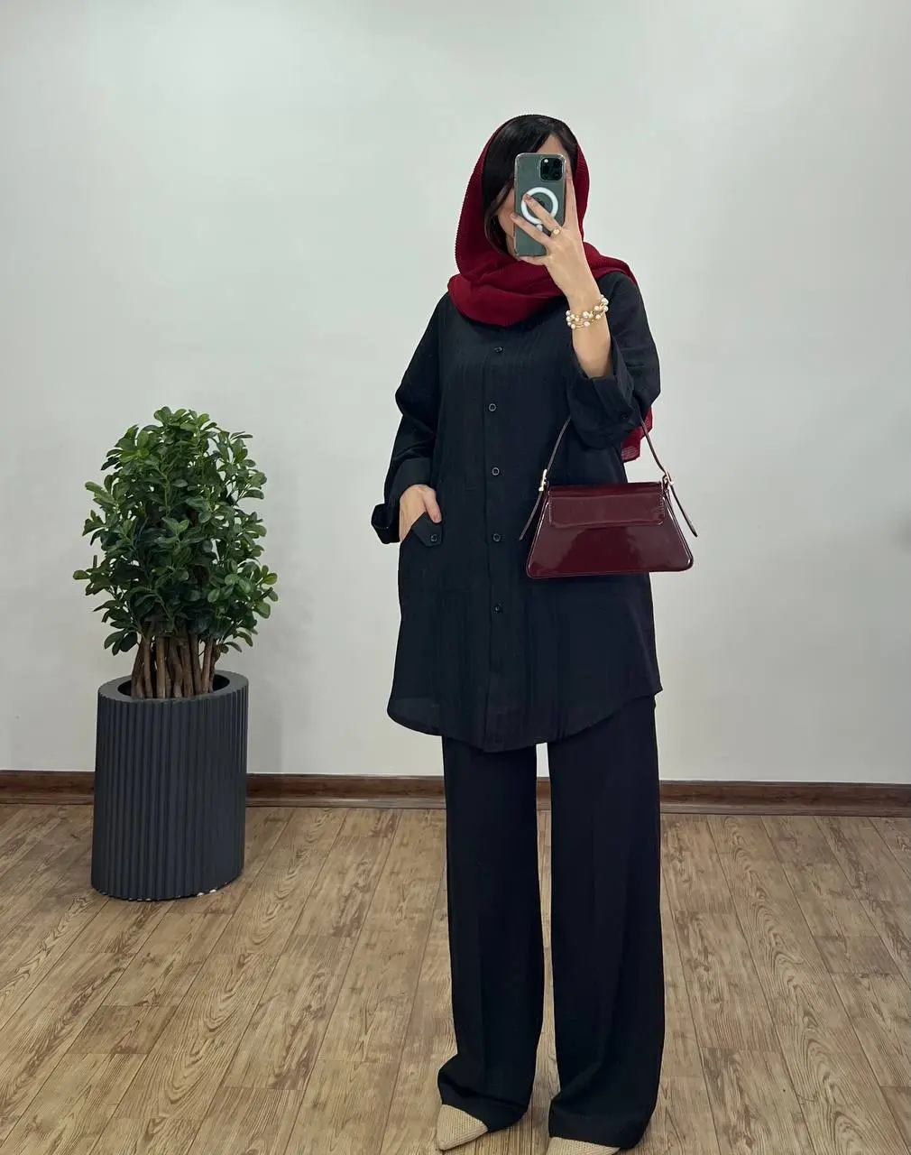 مانتو جلو دکمه صبا