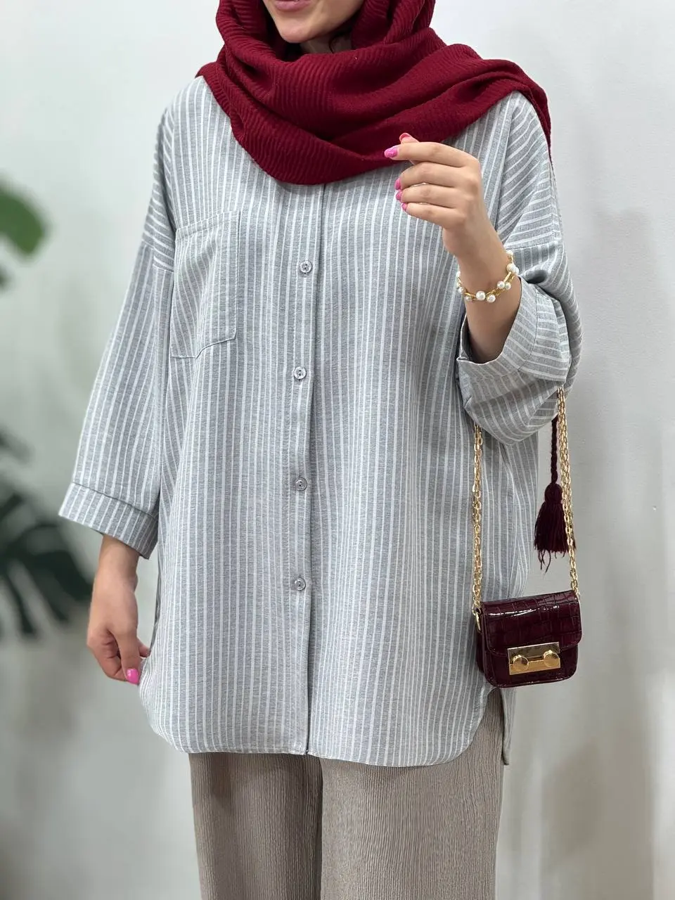 مانتو لینن طوطیا 5 کد3522
