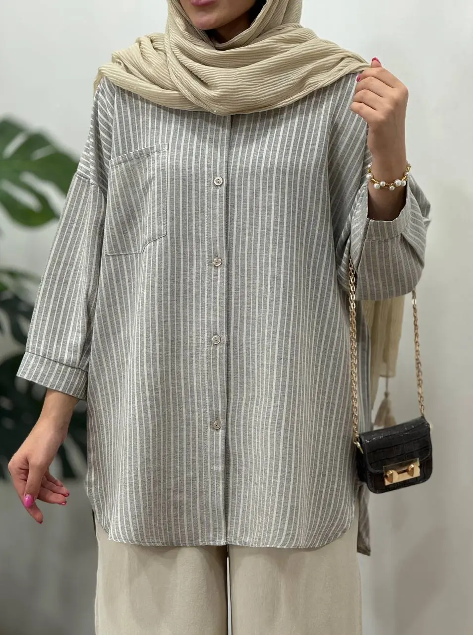 مانتو لینن طوطیا 5 کد3522