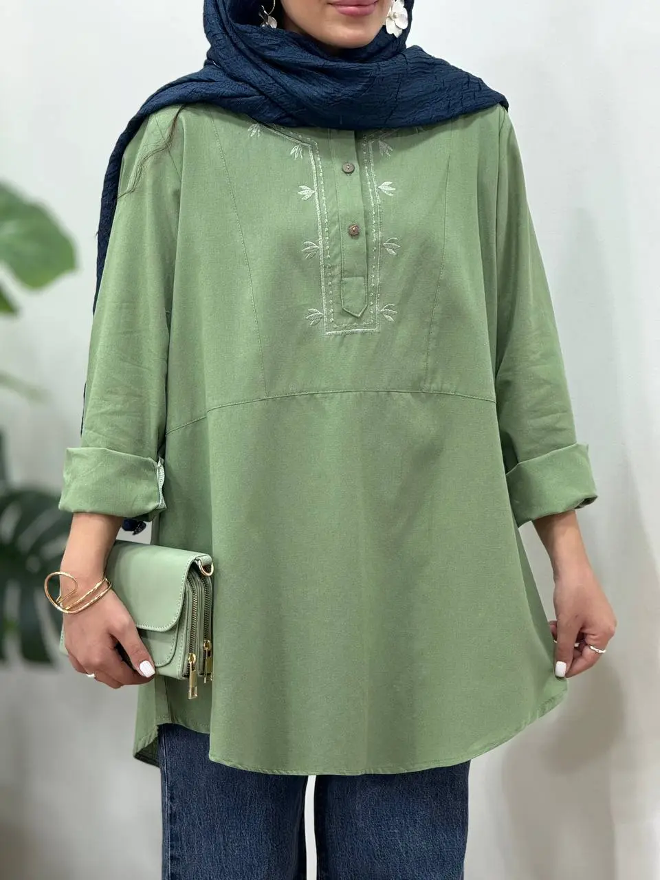 تونیک مانتویی گلدوزی فریناز 3
