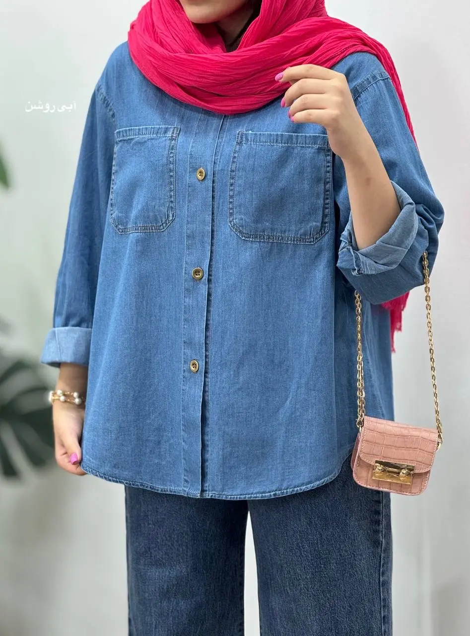 مانتو جین کاغذی بهنوش