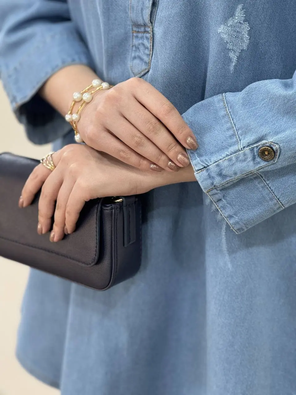 مانتو جین کاغذی ماهرو