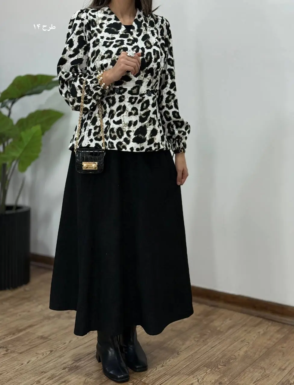 ست تونیک و دامن هانیل 2 کد ۳۹۹۱