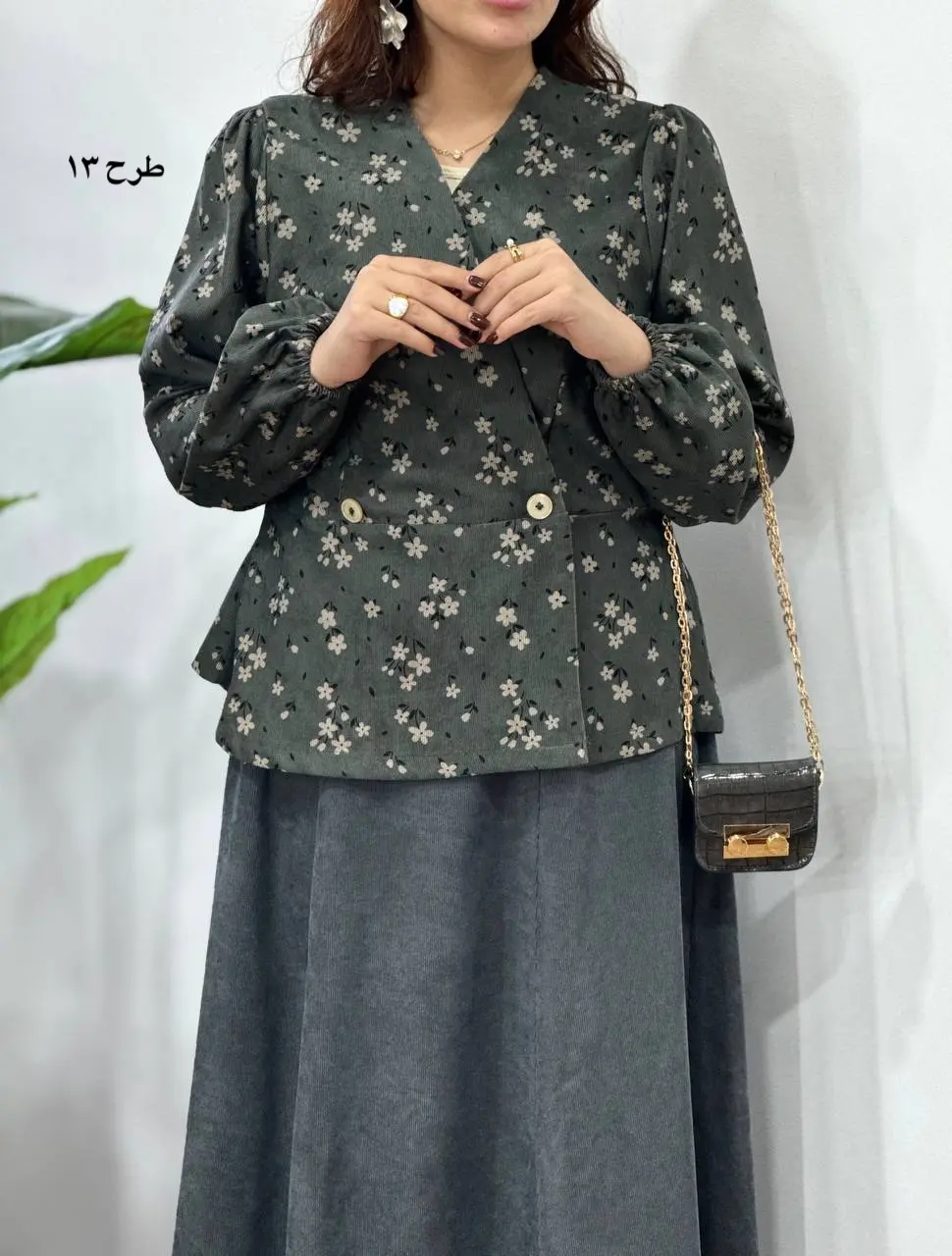 ست تونیک و دامن هانیل 2 کد ۳۹۹۱