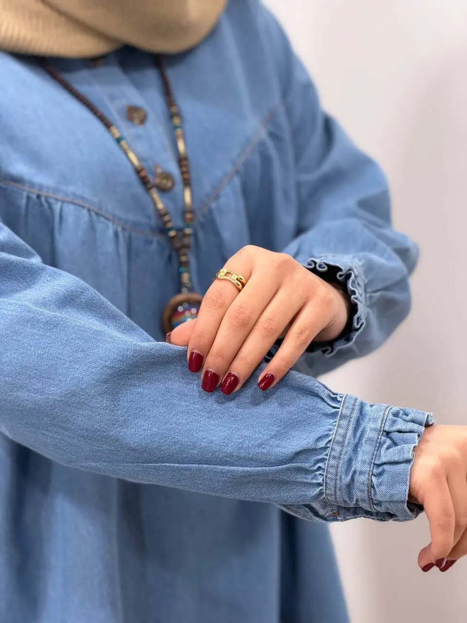 مانتو جین کاغذی آیسو پریناز