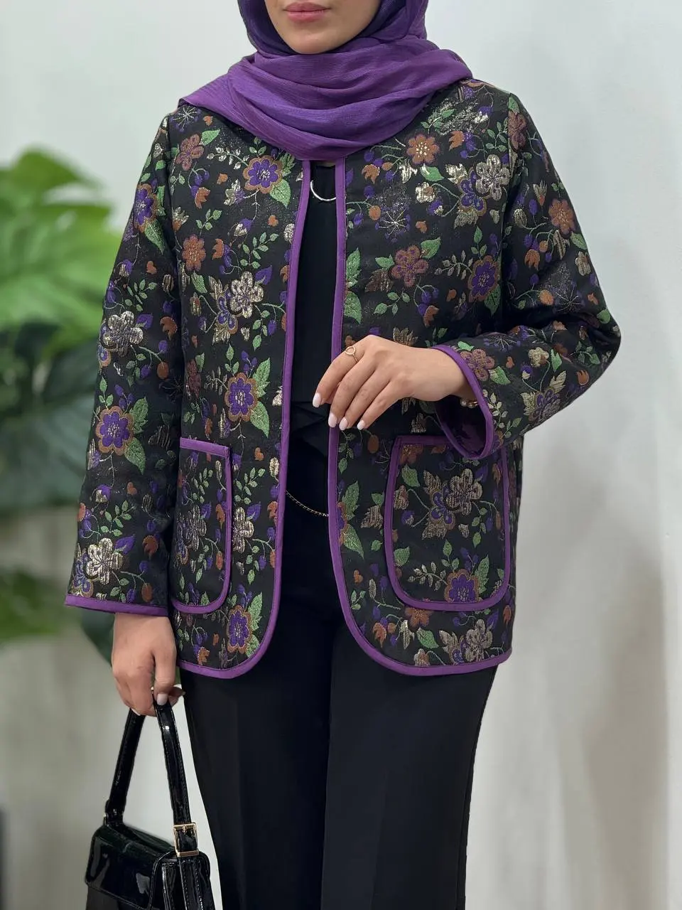 مانتو کتی ژاکارد گلیا (ارسال رایگان)