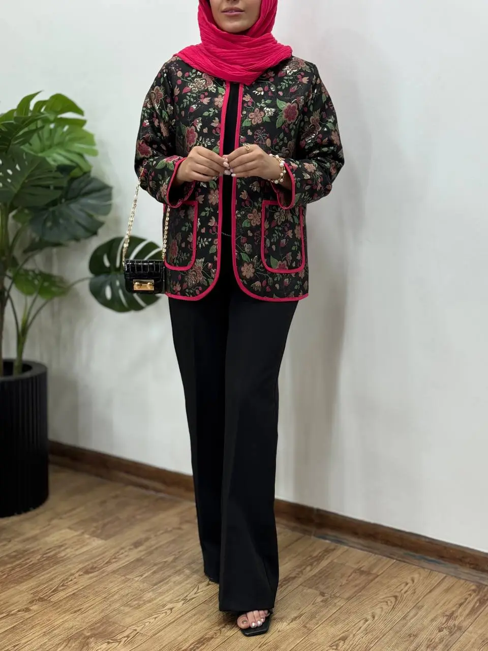 مانتو کتی ژاکارد گلیا (ارسال رایگان)