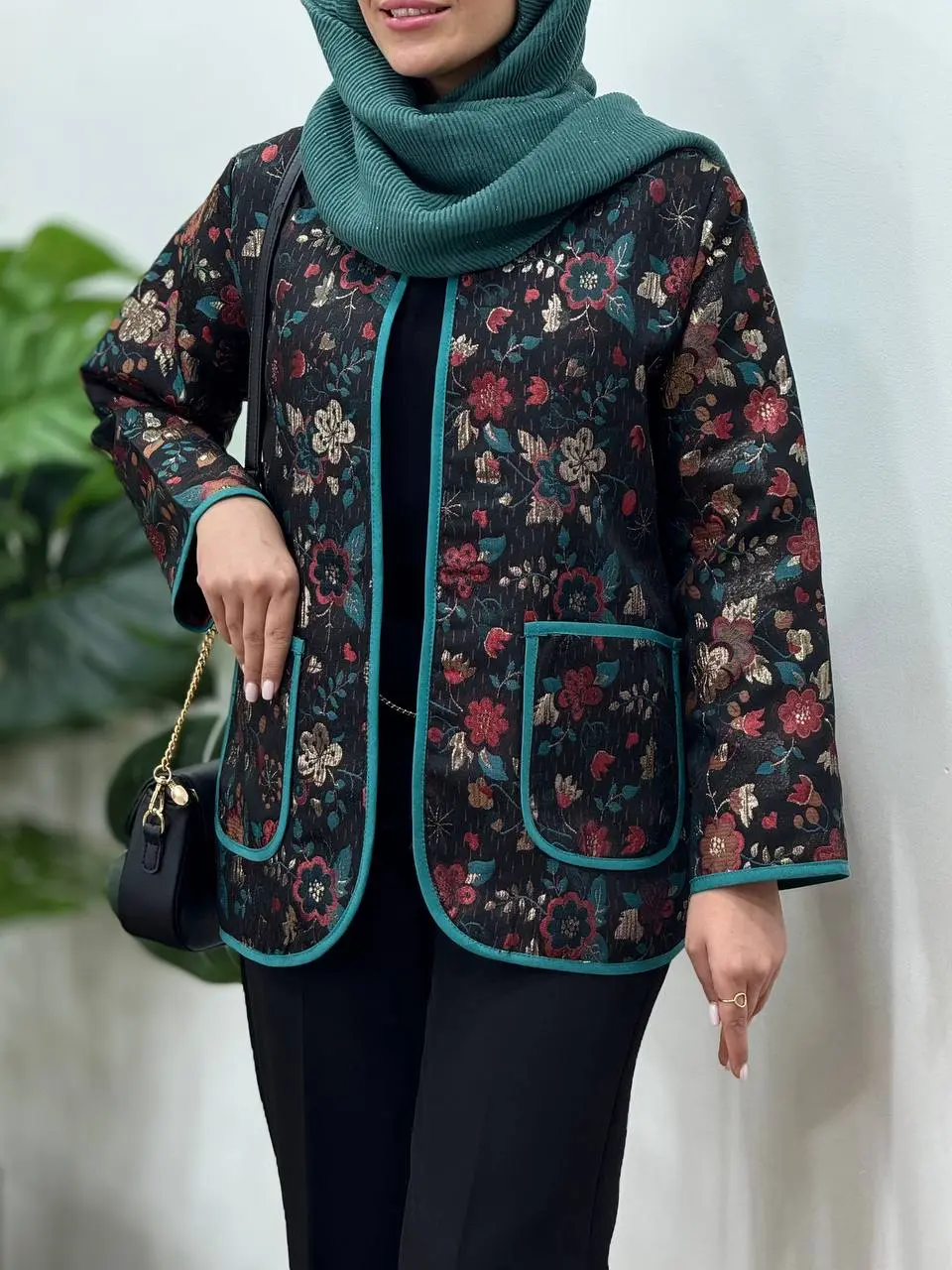 مانتو کتی ژاکارد گلیا (ارسال رایگان)
