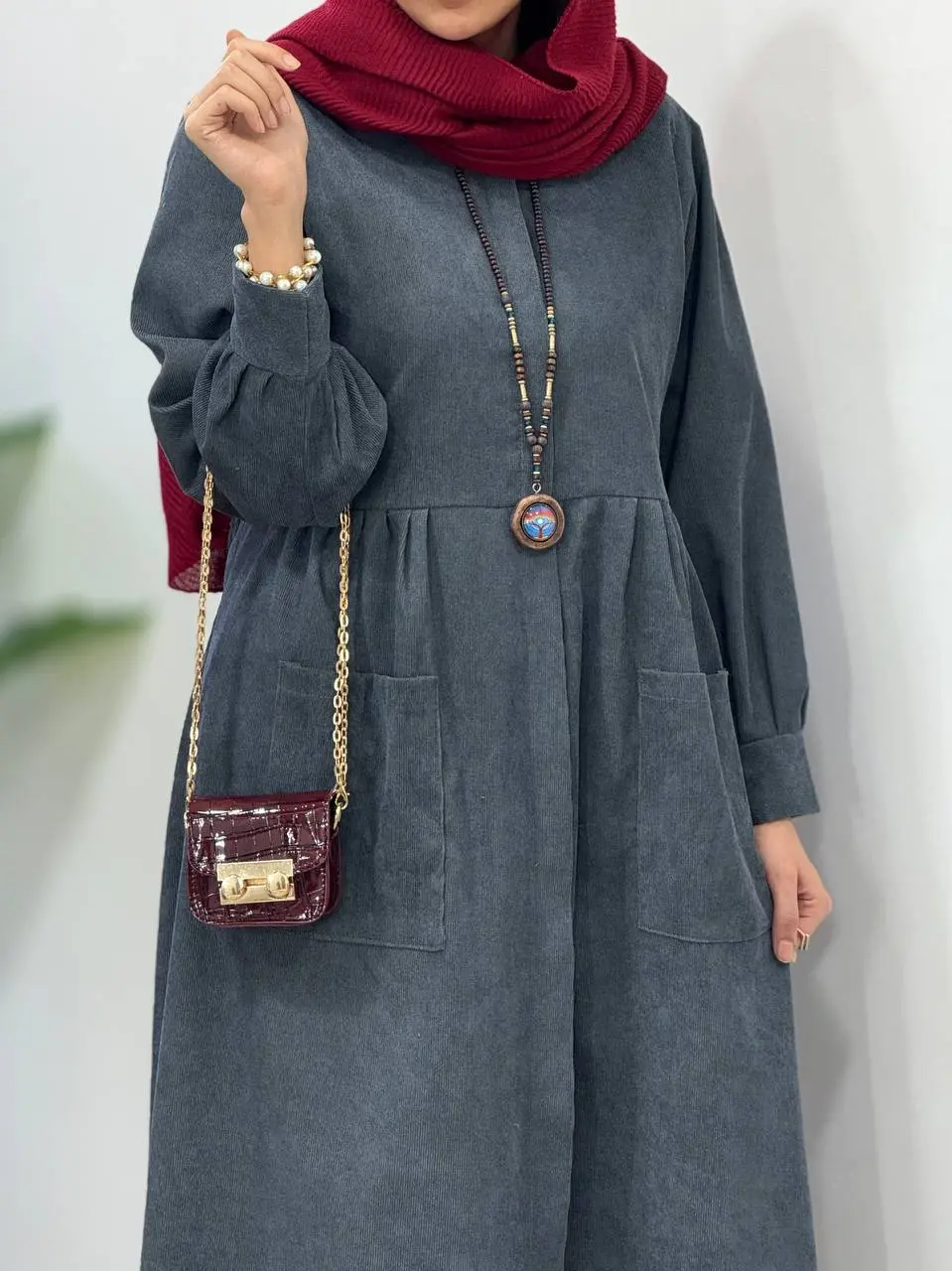 پیراهن مانتویی پاییزه گیتا