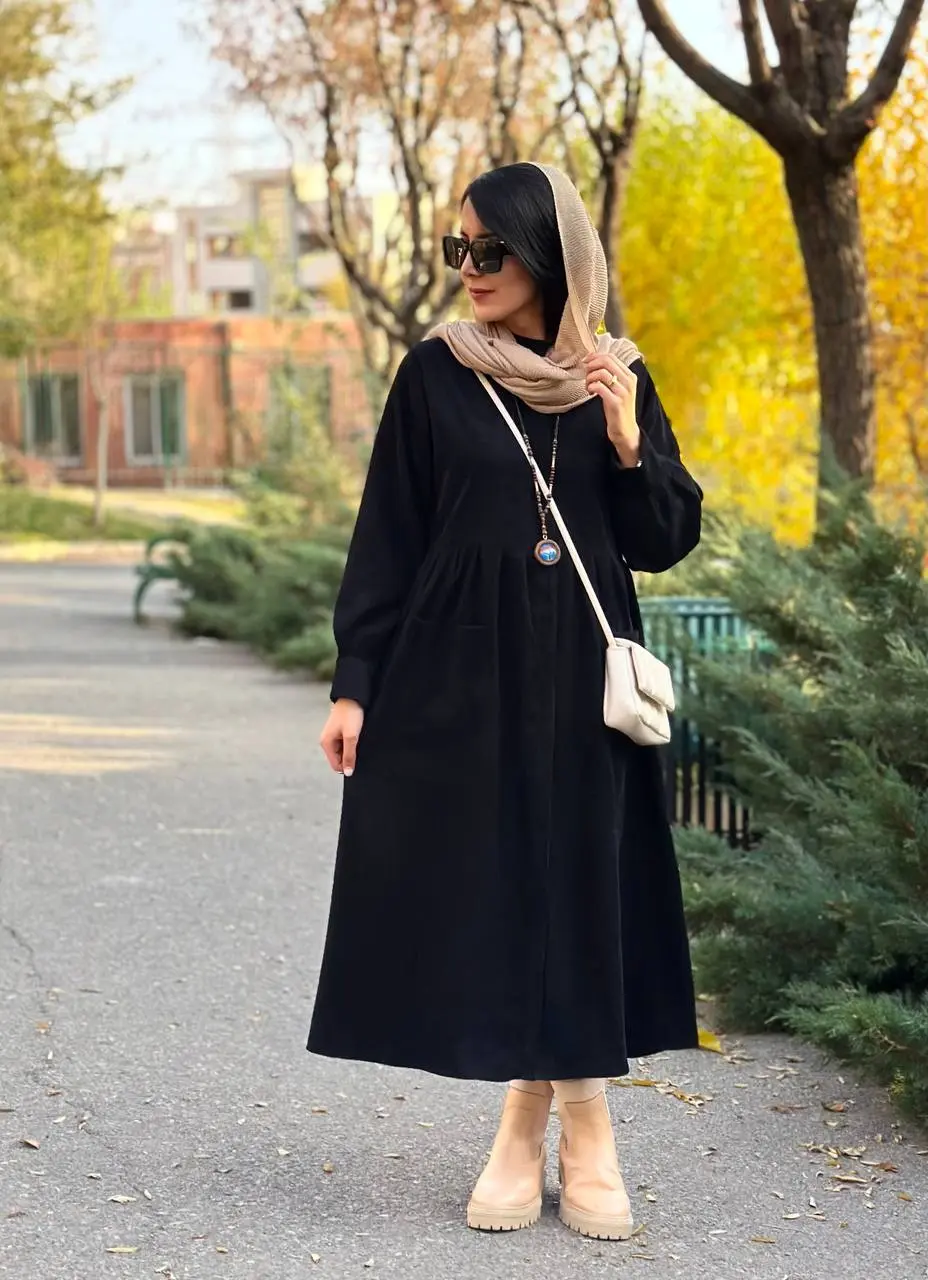 پیراهن مانتویی پاییزه گیتا