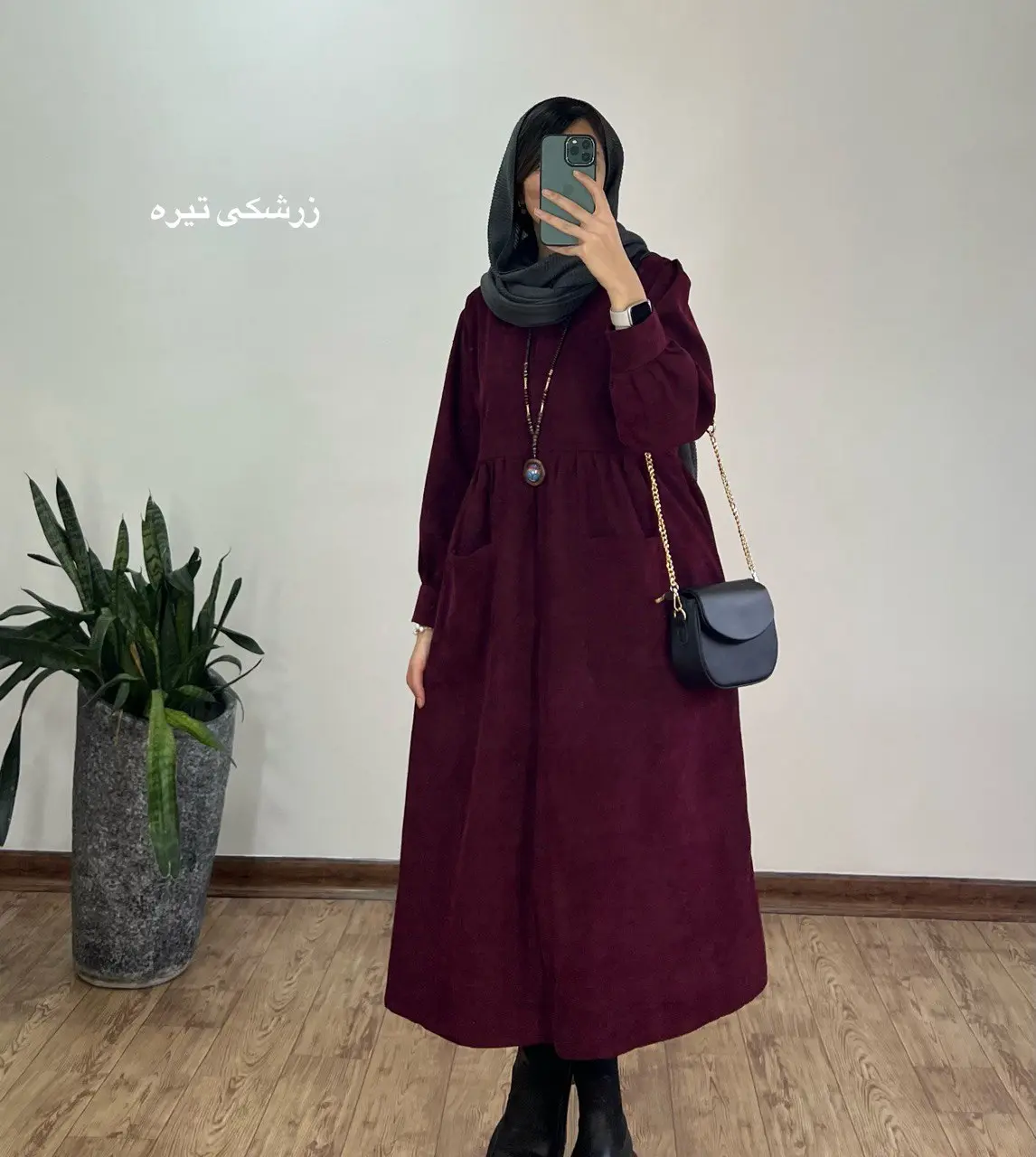 پیراهن مانتویی پاییزه گیتا