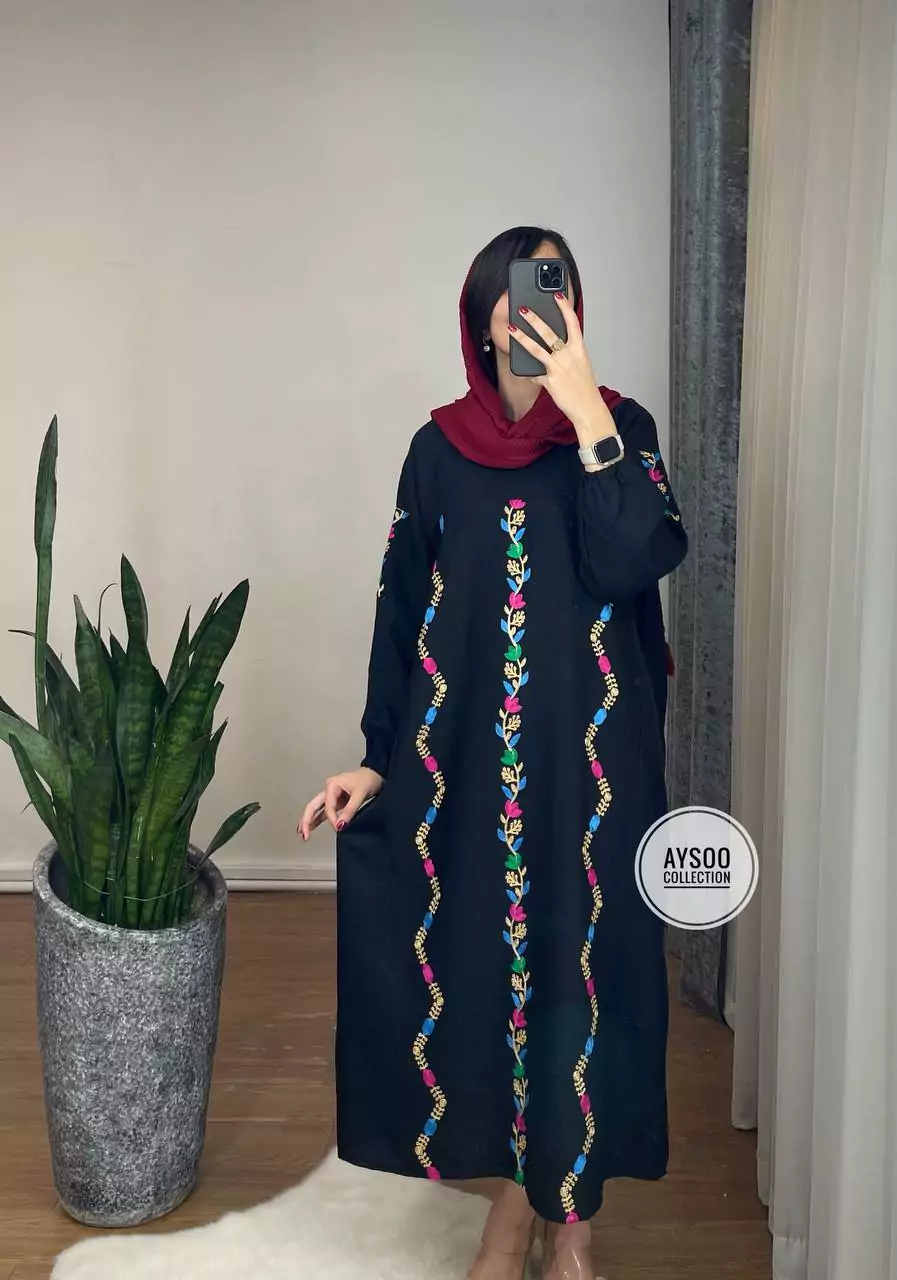 مانتو بلند سوزندوزی شهرزاد2