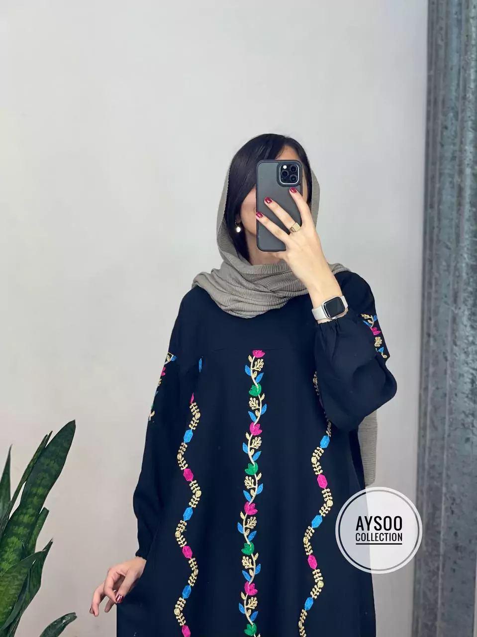 مانتو بلند سوزندوزی شهرزاد2
