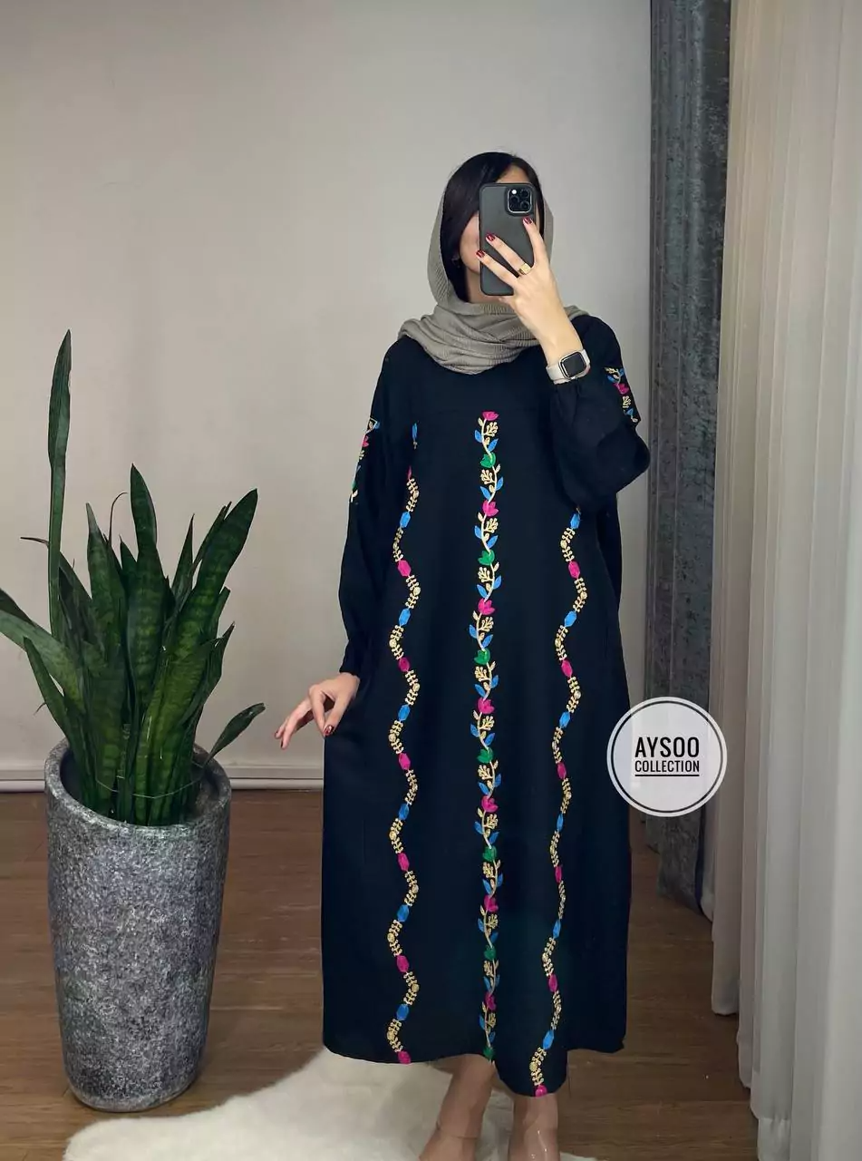 مانتو بلند سوزندوزی شهرزاد2