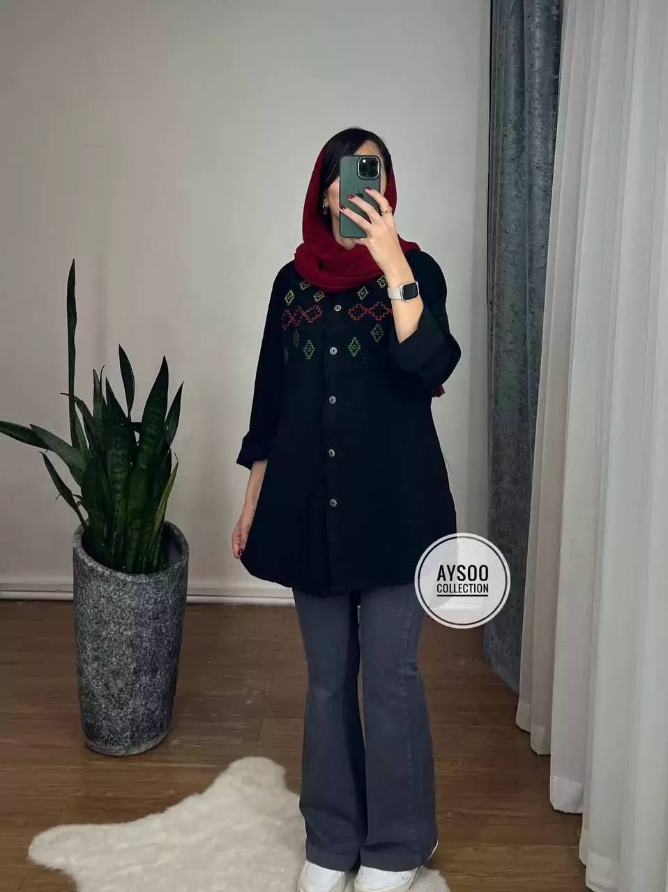 مانتو شقایق(ایراد دار)