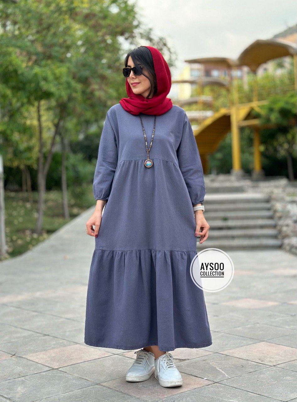 پیراهن مانتویی آیسو