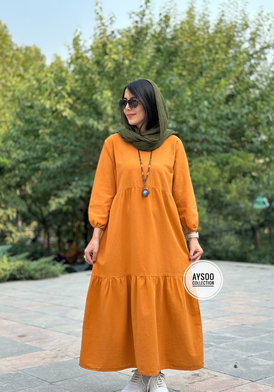 پیراهن مانتویی آیسو