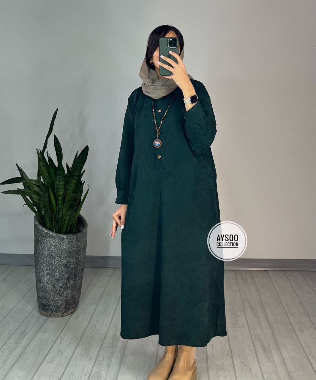پیراهن مانتویی صنم