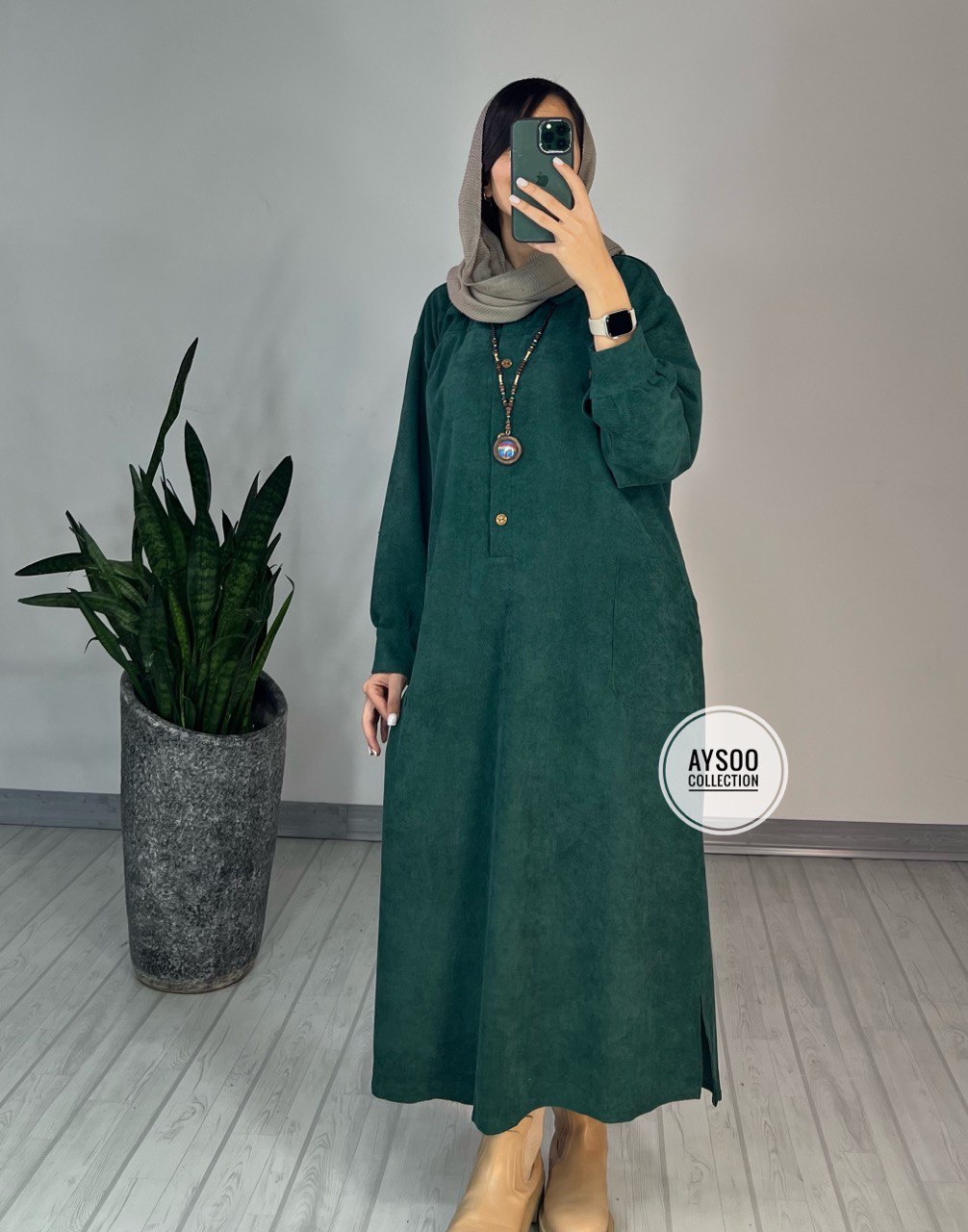 پیراهن مانتویی صنم