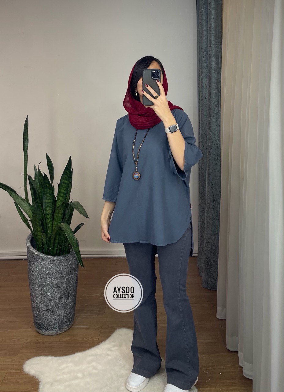 تونیک مانتویی شاپرک(ایراد دار)