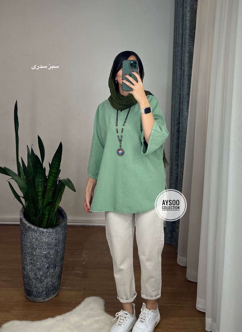 تونیک مانتویی شاپرک(ایراد دار)