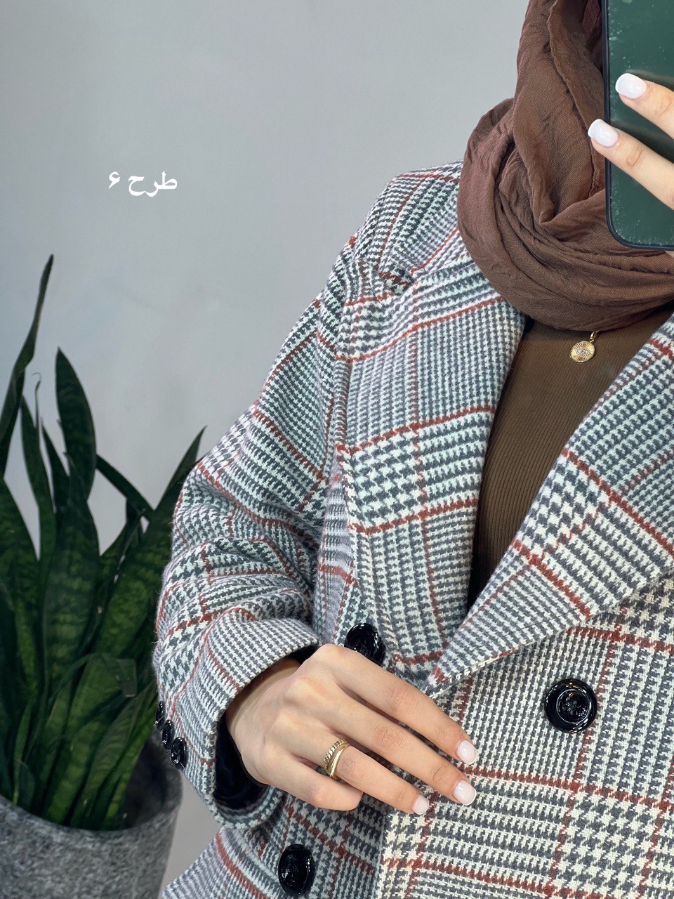 پالتو پشمی آستردار نورا4(ایراد دار)