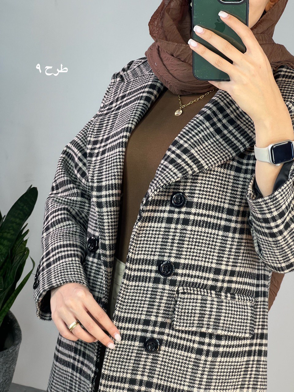 پالتو پشمی آستردار نورا5