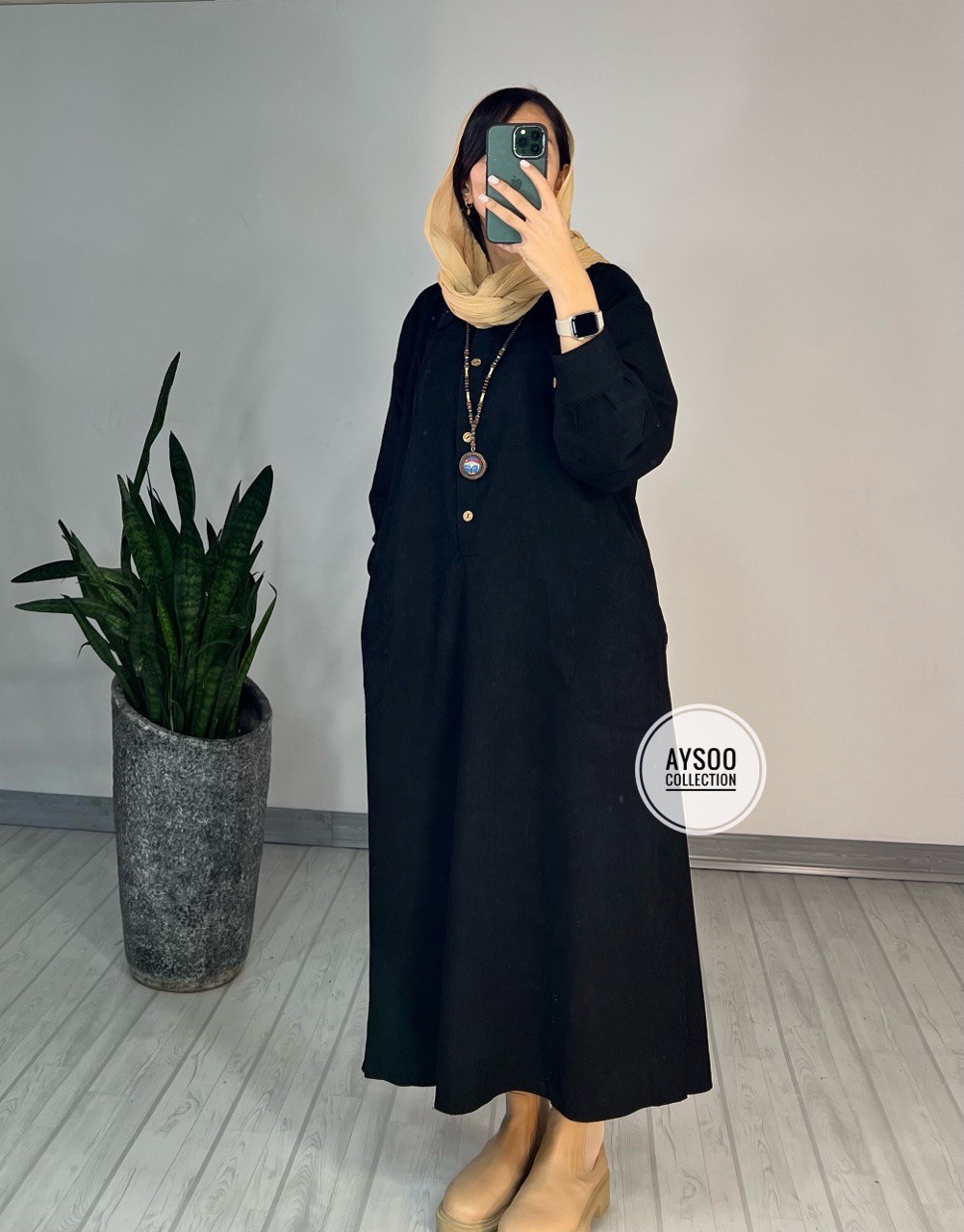 پیراهن مانتویی صنم