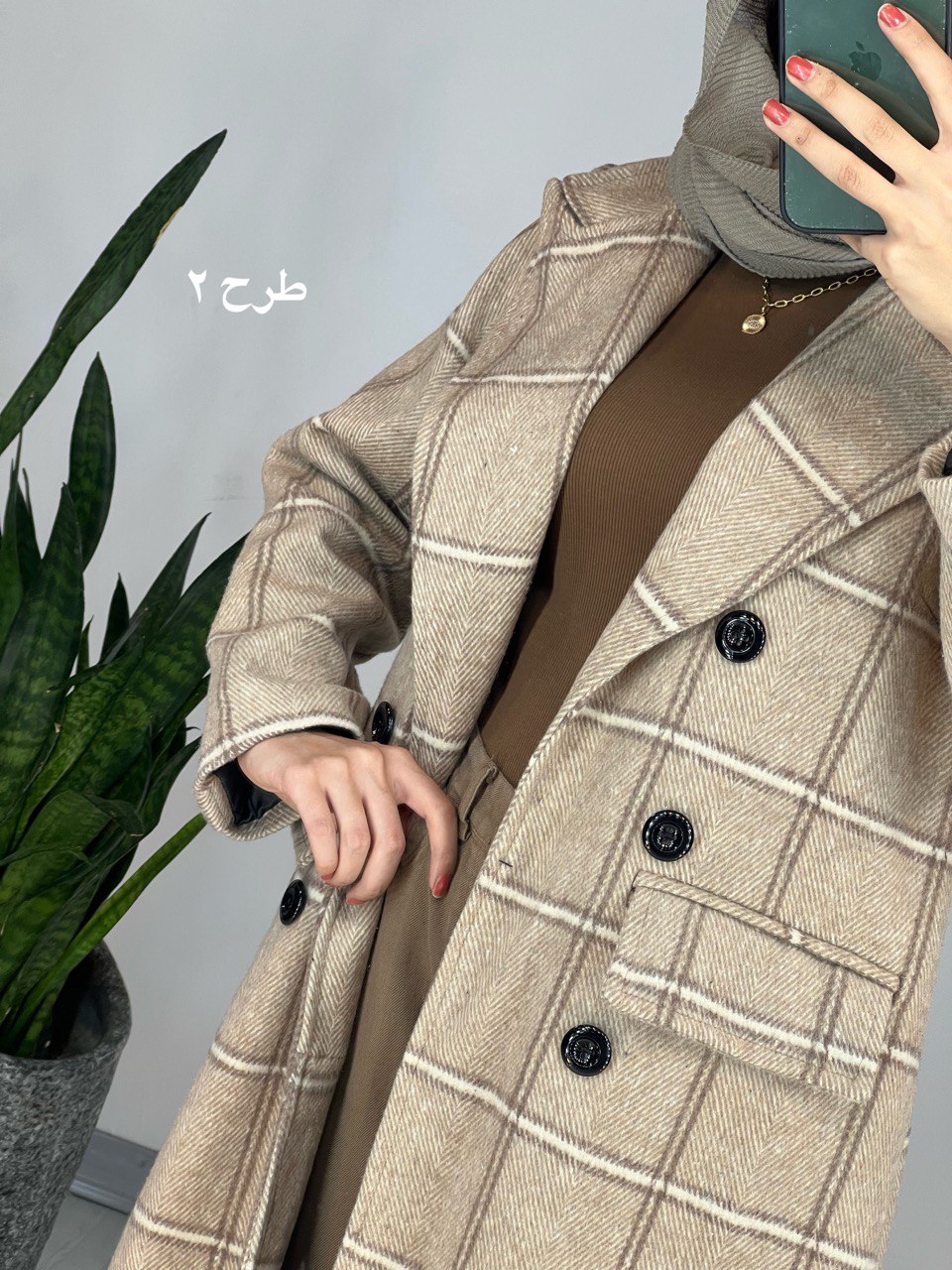 پالتو پشمی آستردار نورا6