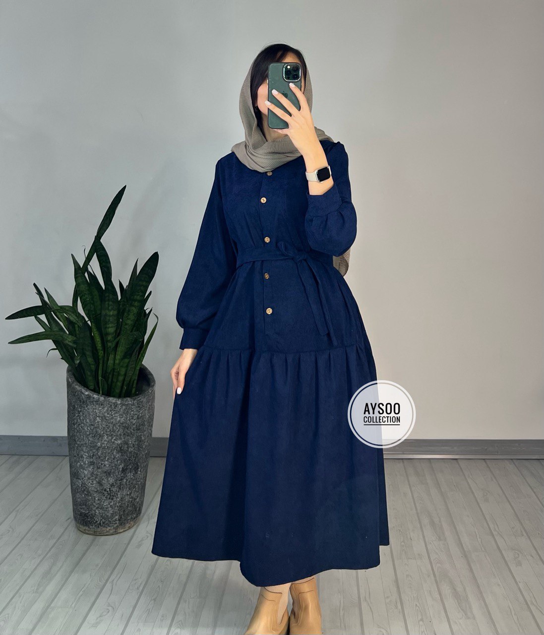 پیراهن مانتویی همتا