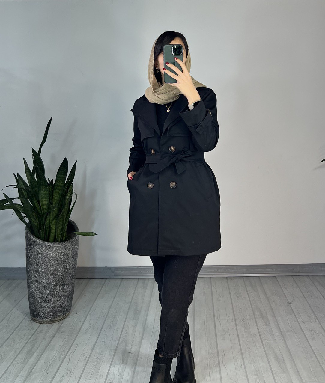 بارونی آستردار پسته