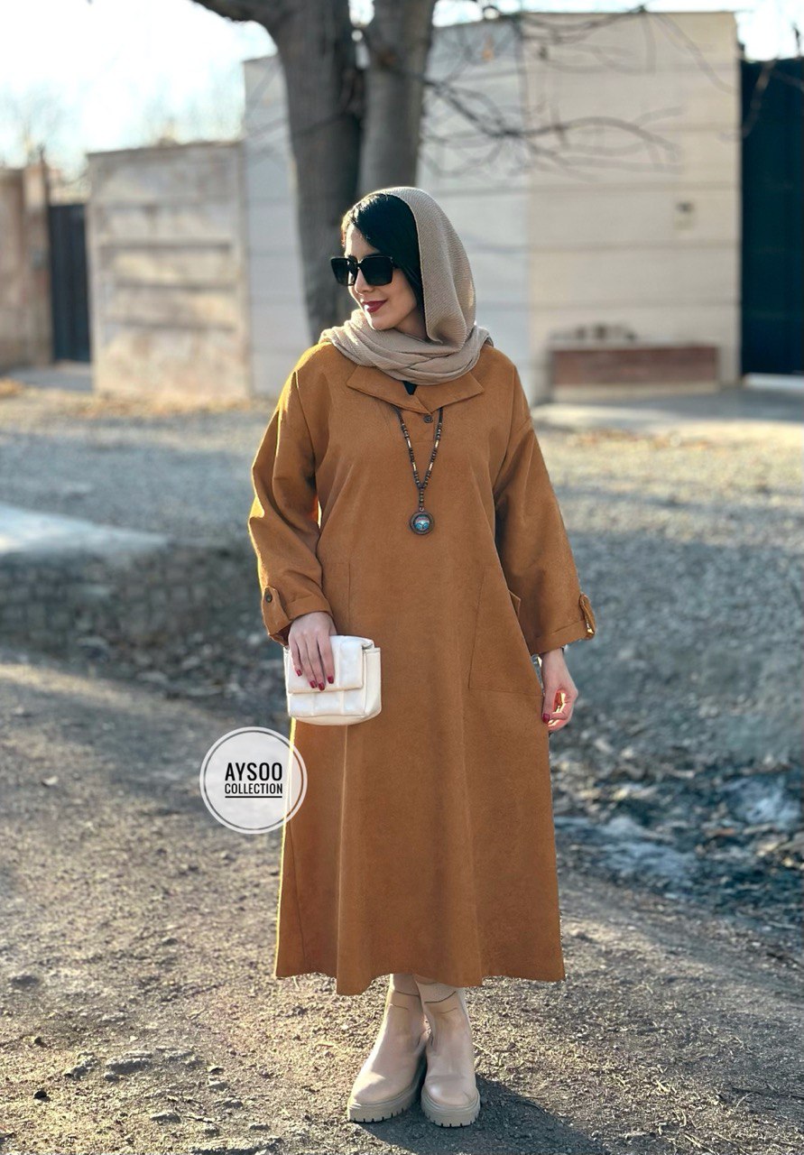 پیراهن مانتویی آفتاب
