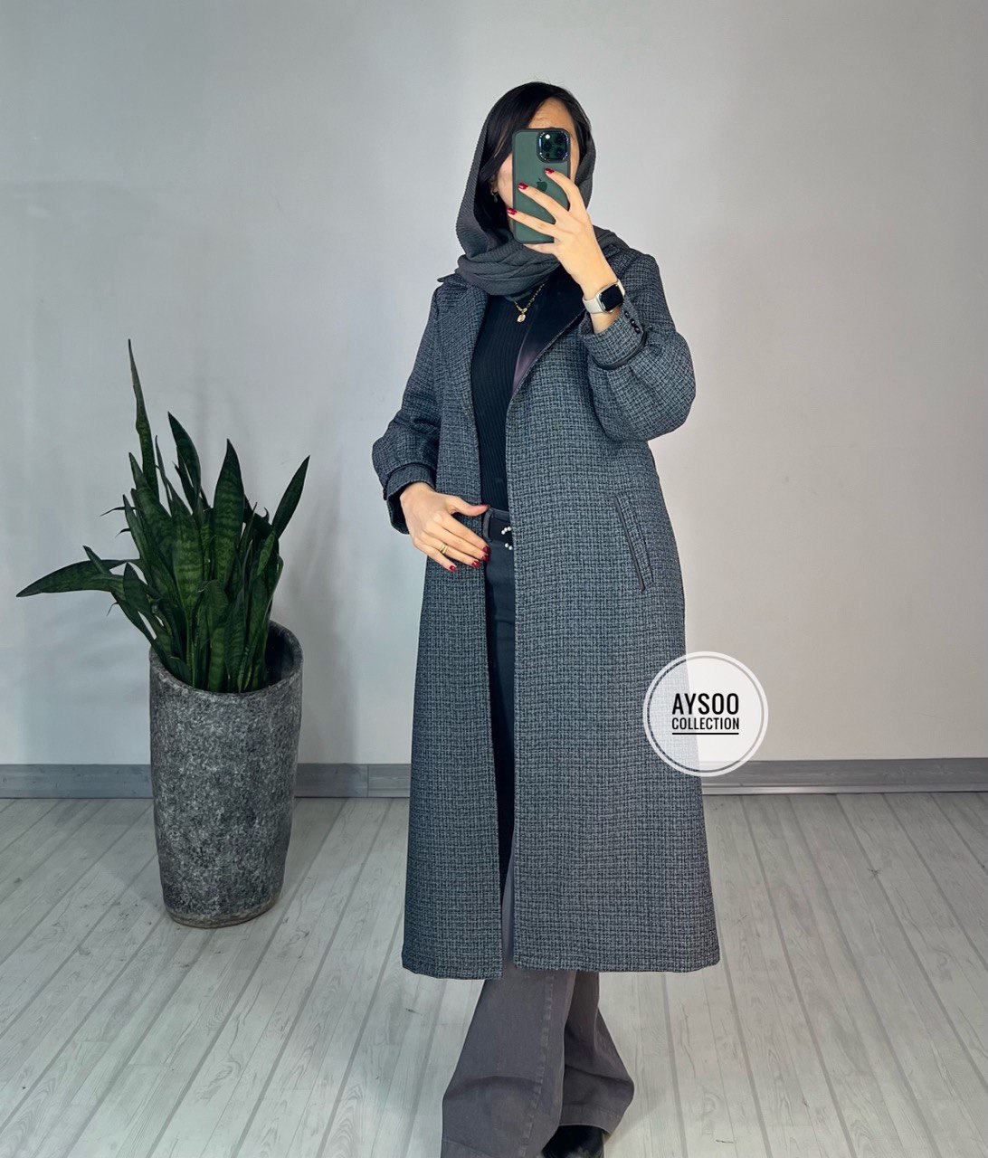 پالتو یقه چرم