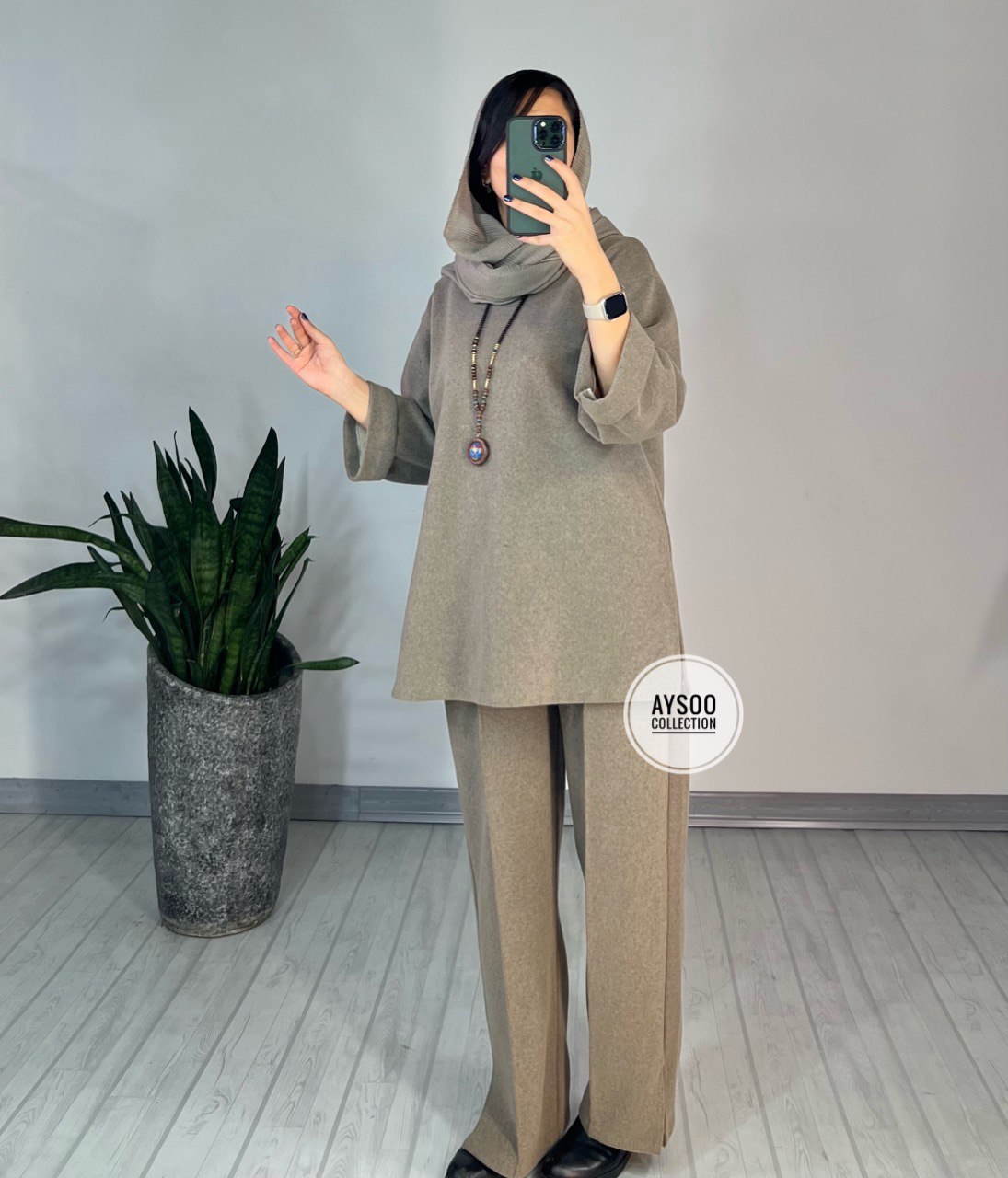 ست تونیک و شلوار روناک
