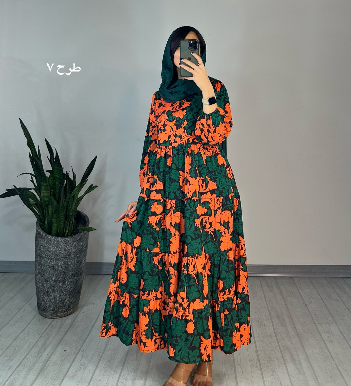 پیراهن طرحدار مزونی39